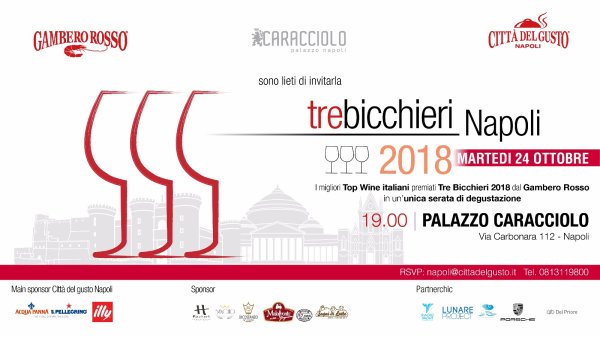 TRE BICCHIERI 2018 - Città del gusto Napoli